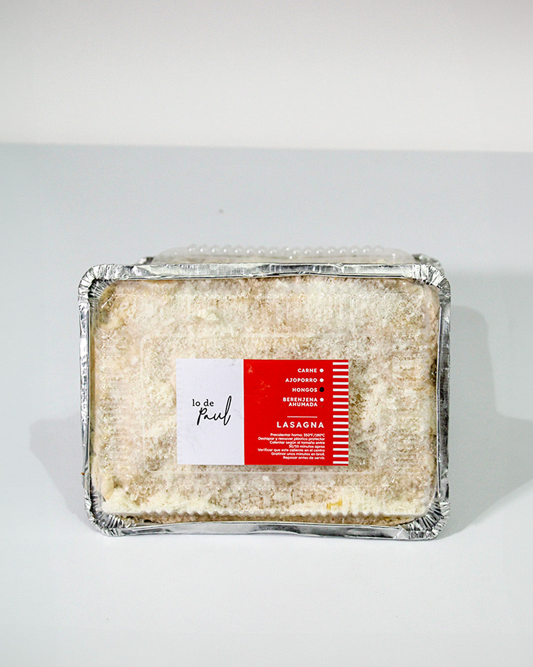 Lasagna de Hongos 980gr - Lo de Paúl