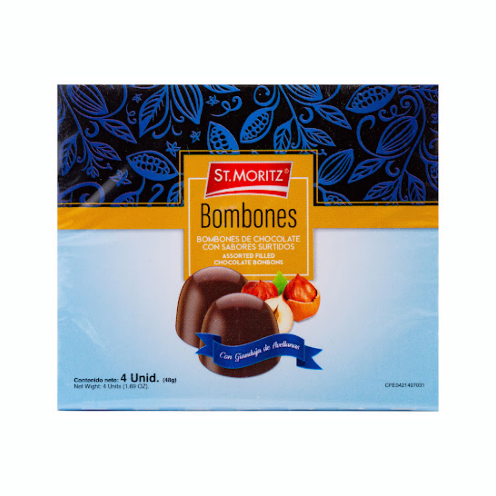 Bombonera Domo Azul 48g – St. Moritz