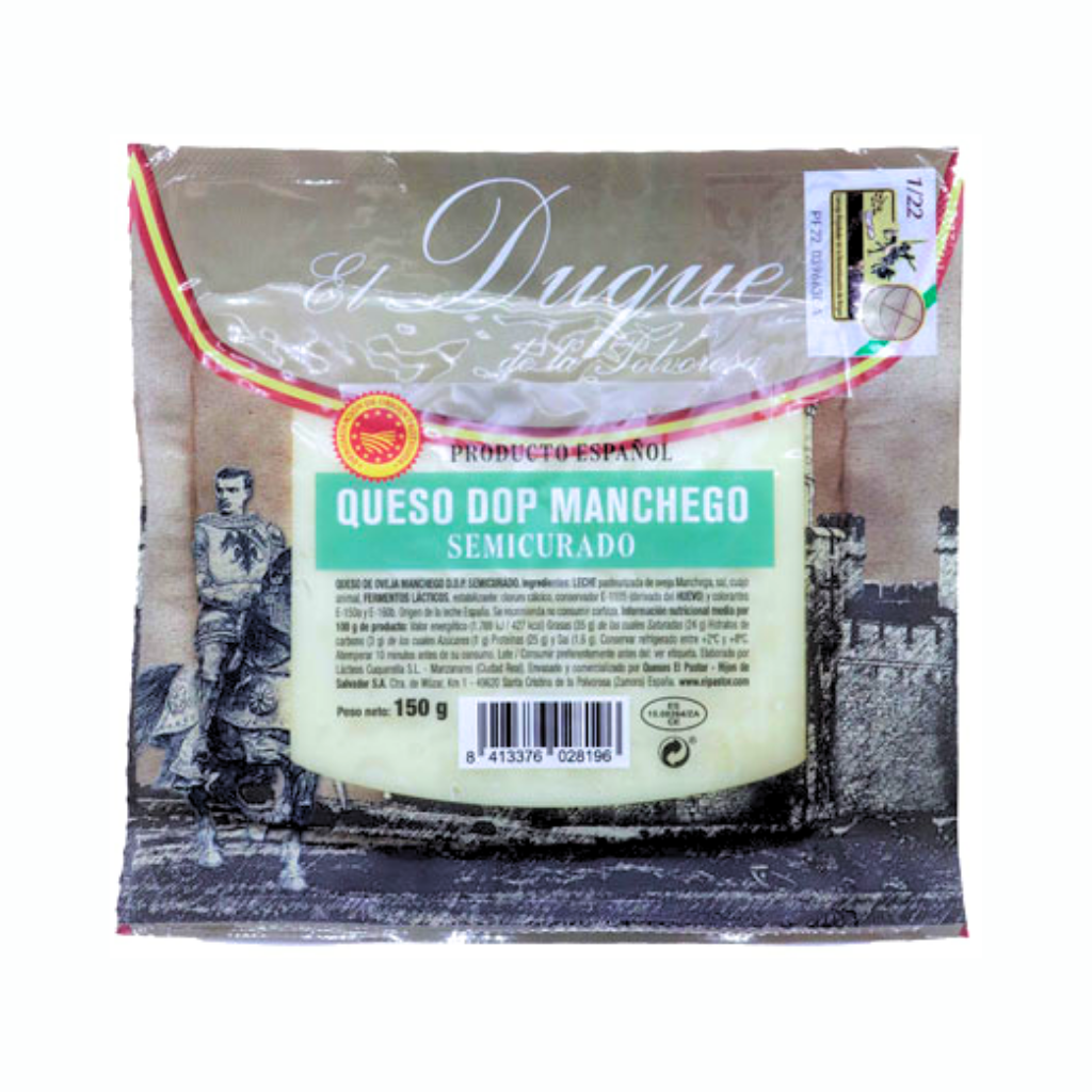 Queso Manchego 150g – El Duque