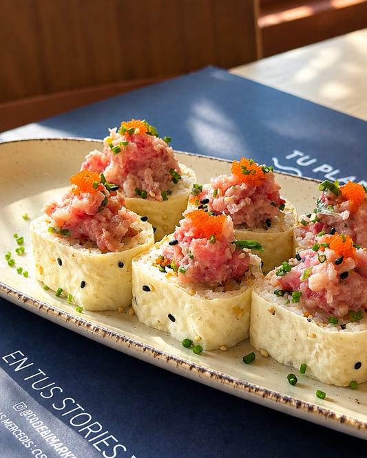 Hamachi Crunch Roll
