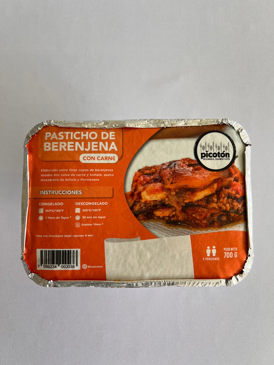 Pasticho de Berenjena Pequeño con Carne - Tu Picotón