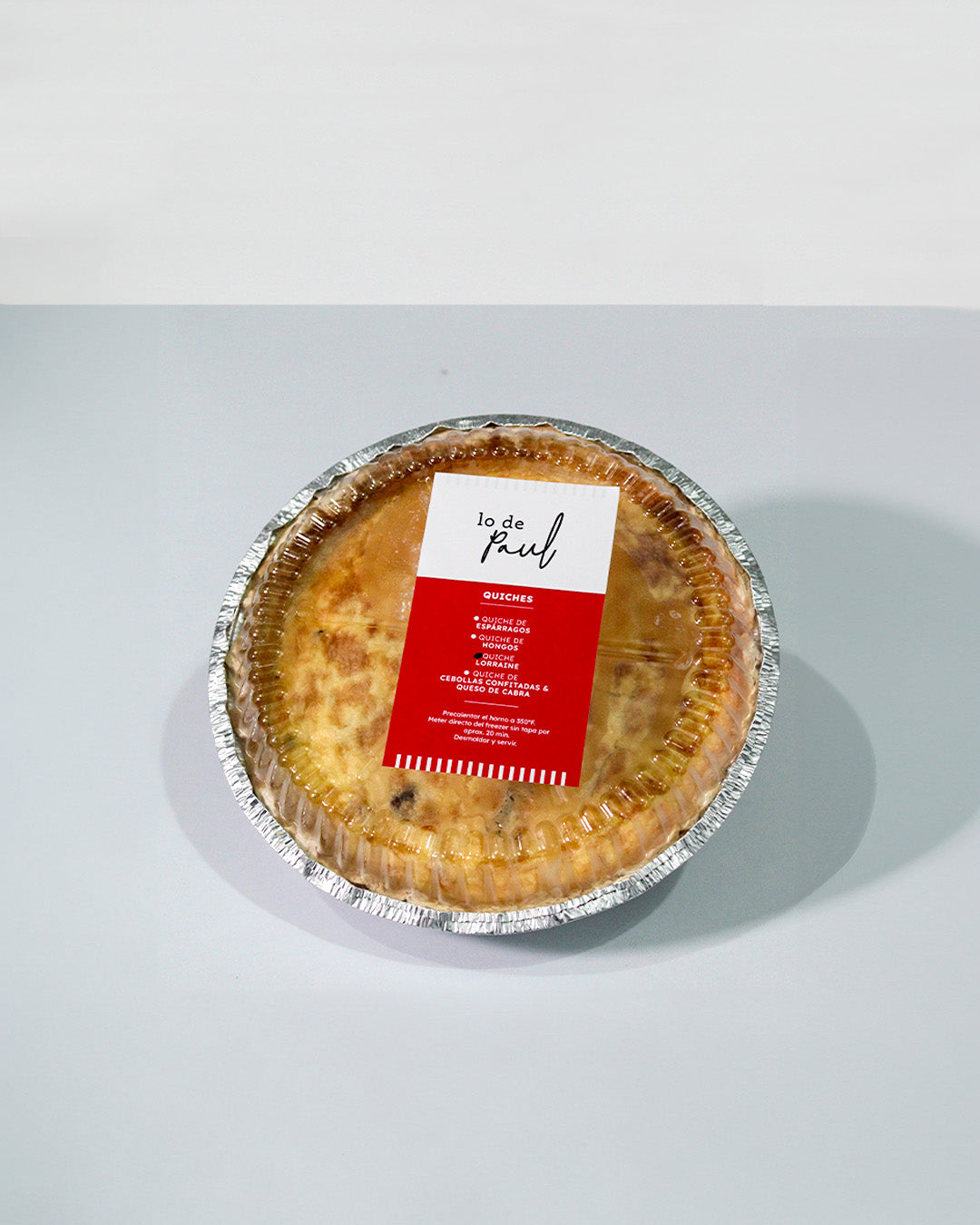 Quiche Lorraine (Queso y Tocineta) - Lo de Paúl