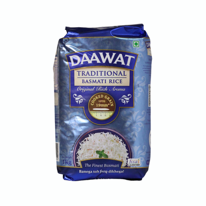 Arroz Basmati Tradicional 1kg - DAAWAT