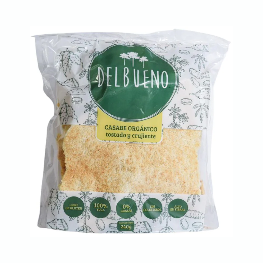 Casabe Orgánico 240gr - Del Bueno