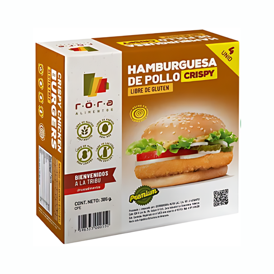 Hamburgesas de Pollo Crispy - Rora