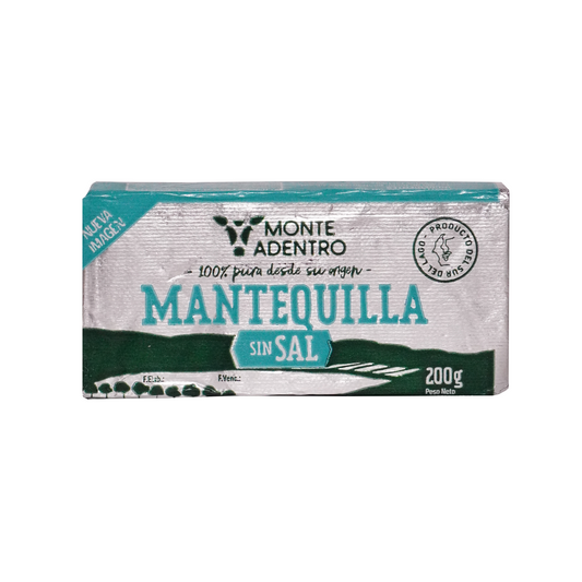 Mantequilla sin Sal 200gr - Monte Adentro