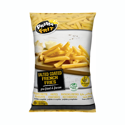 Salted Coated French Fries 2.5kg - Prima Frit